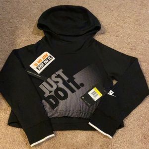 Girls Nike Crop Hoodie